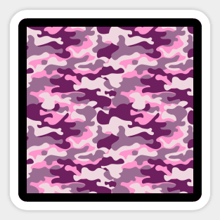 Camouflage Seamless Pattern Sticker